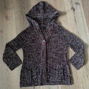 Vintage Y2K BCBG generation‎ Knit Cardigan with hood size large